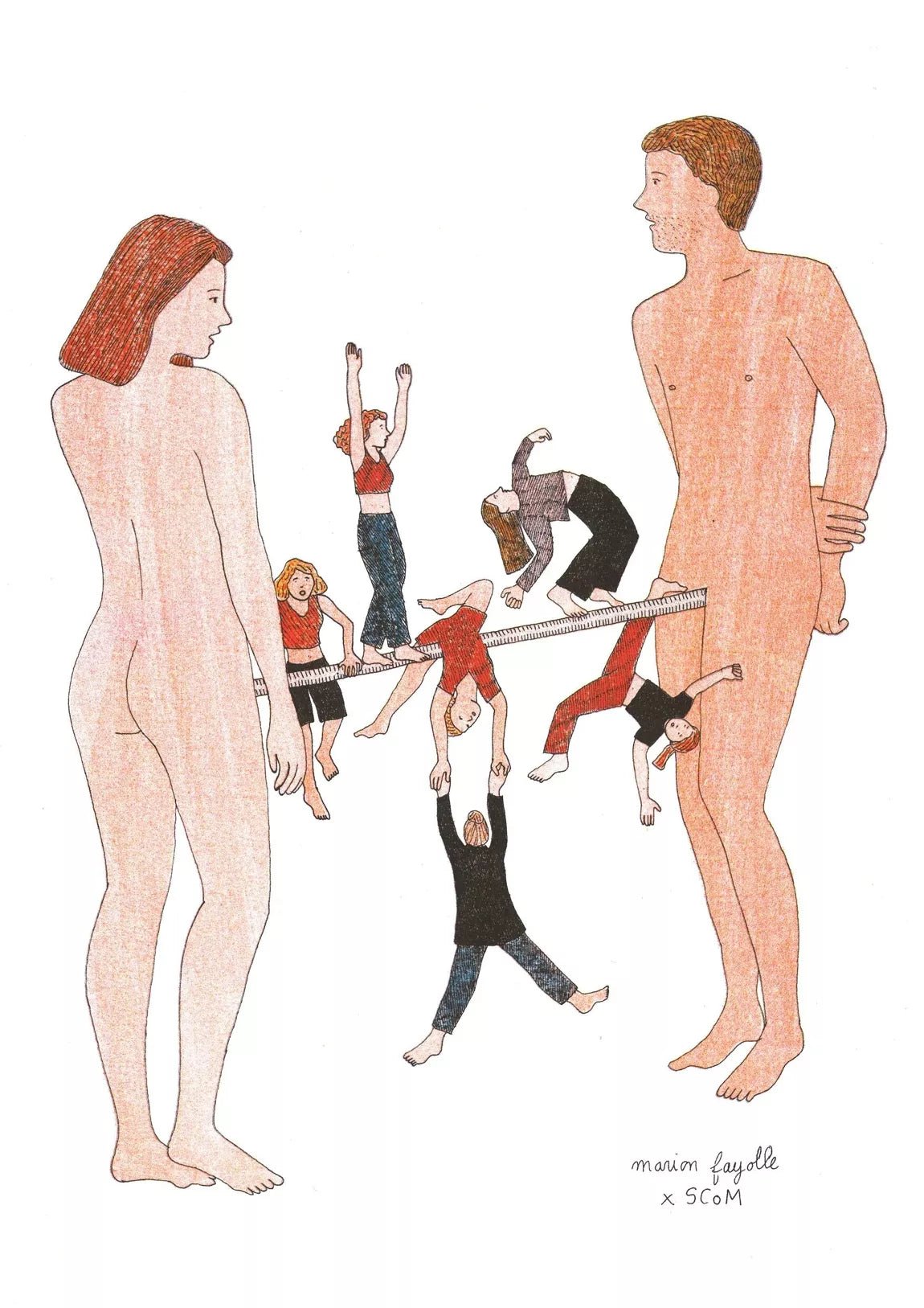 Riso Art Print - Marion Fayolle - Circoscopies - Musgo Bazar