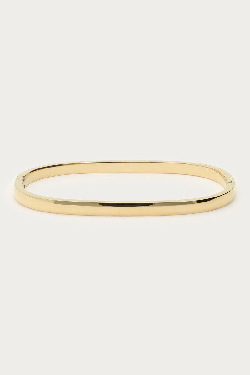 Small Square Bangle – Stainless Steel - Musgo Bazar