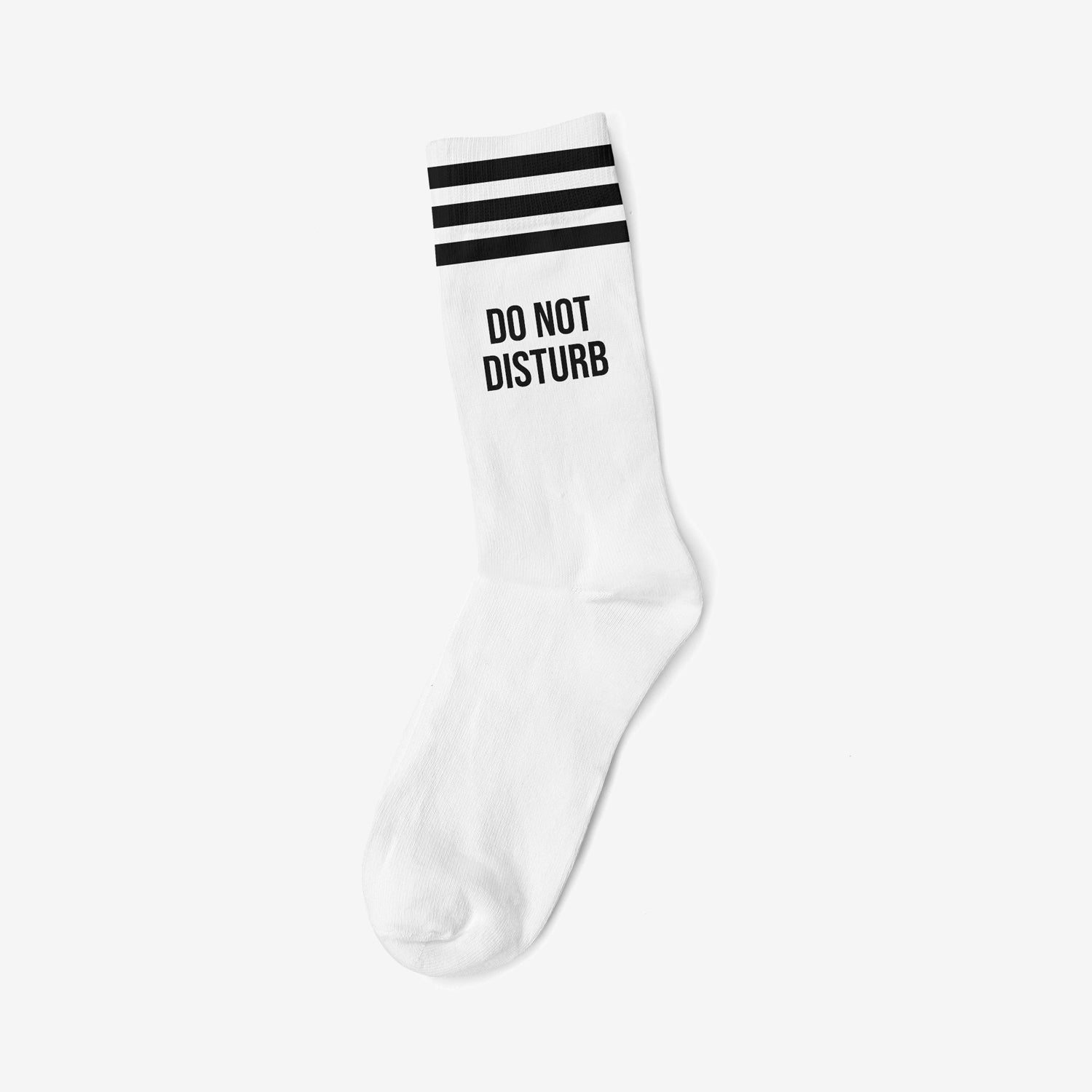 SOCKS Mothersocker White - Do Not Disturb - Black - Musgo Bazar