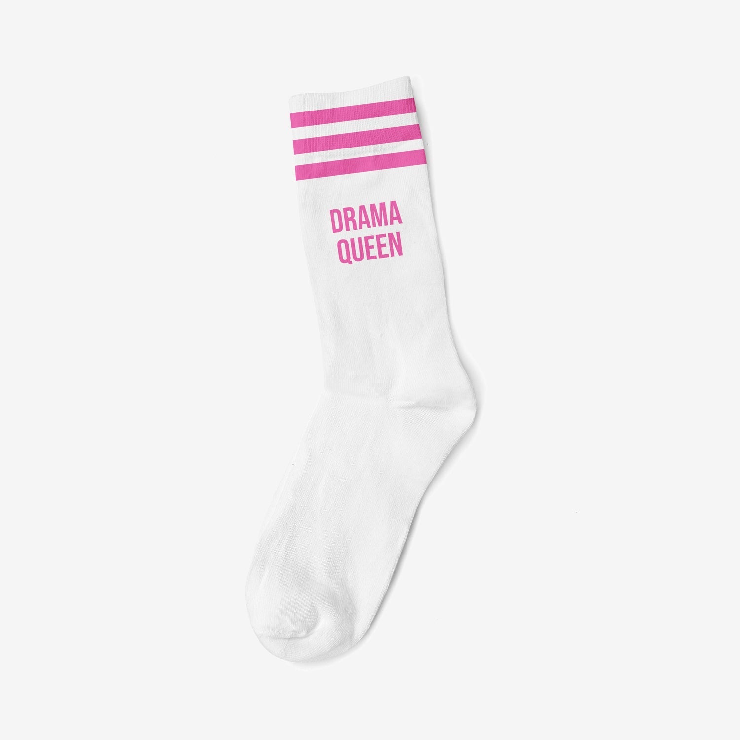 SOCKS Mothersocker White - Drama Queen - Pink - Musgo Bazar