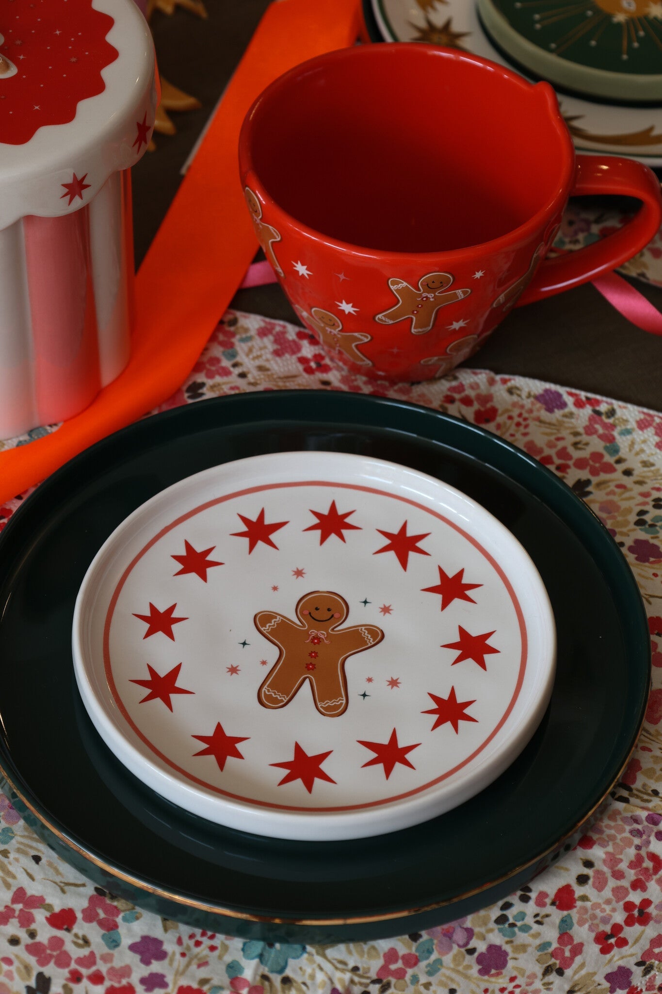 Tableware ATLITW - Gingerbread man Plate - Musgo Bazar