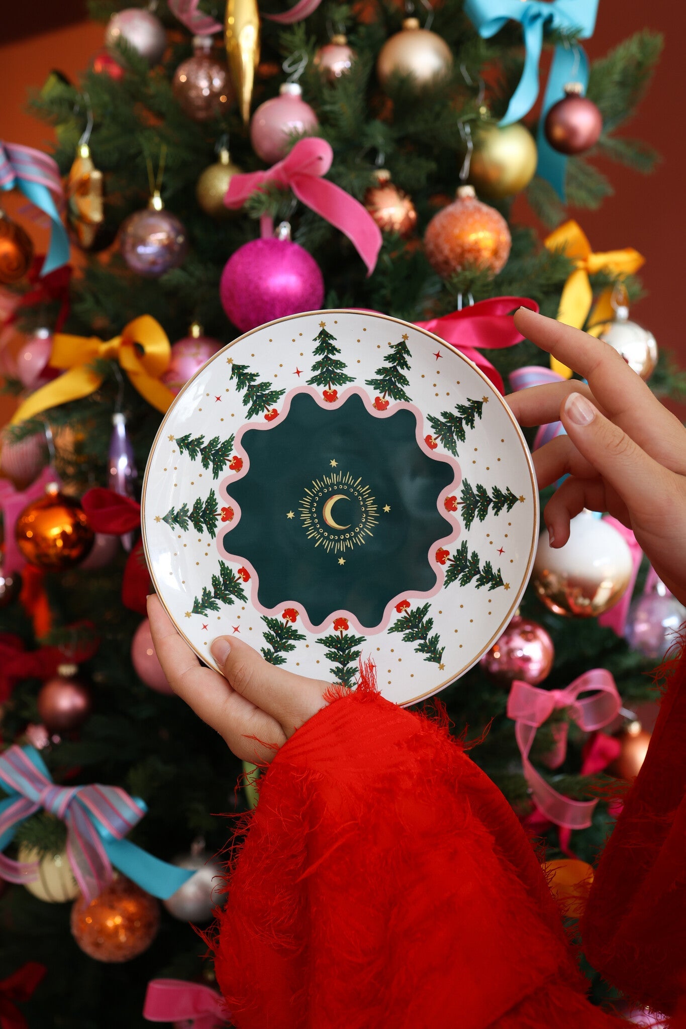 Tableware ATLITW - Plate Christmas Tree - Musgo Bazar