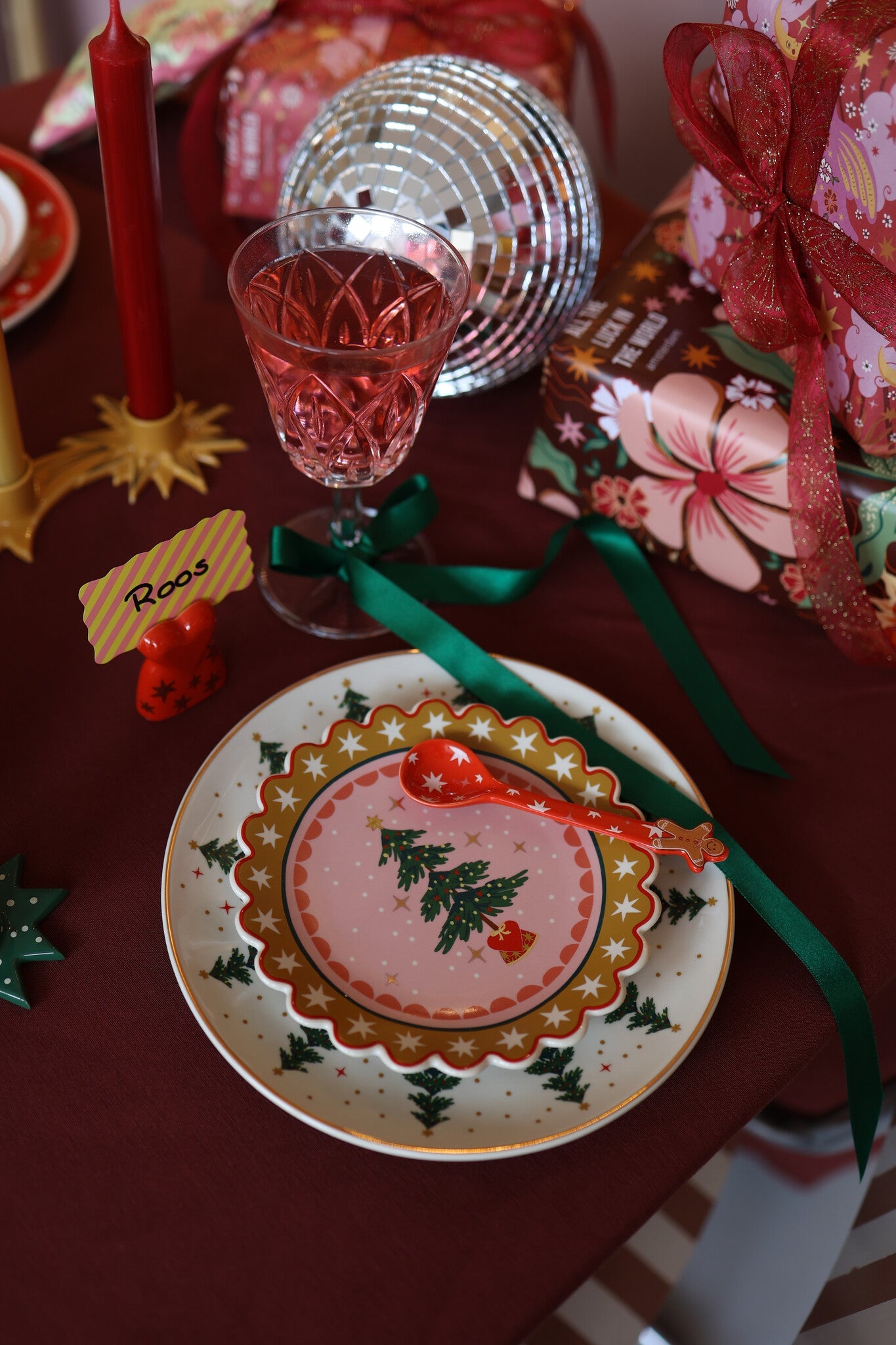Tableware ATLITW - Plate Christmas Tree - Musgo Bazar