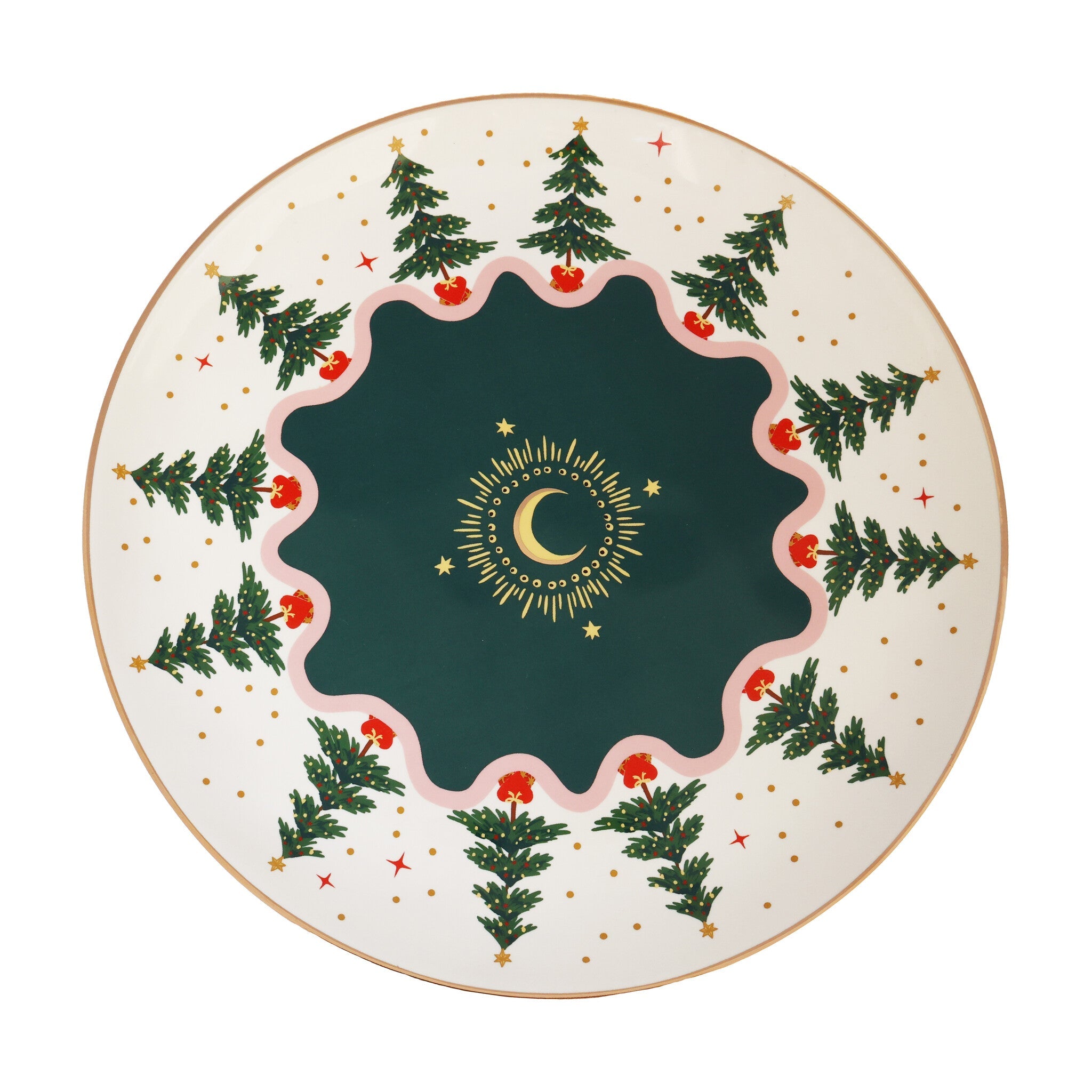 Tableware ATLITW - Plate Christmas Tree - Musgo Bazar