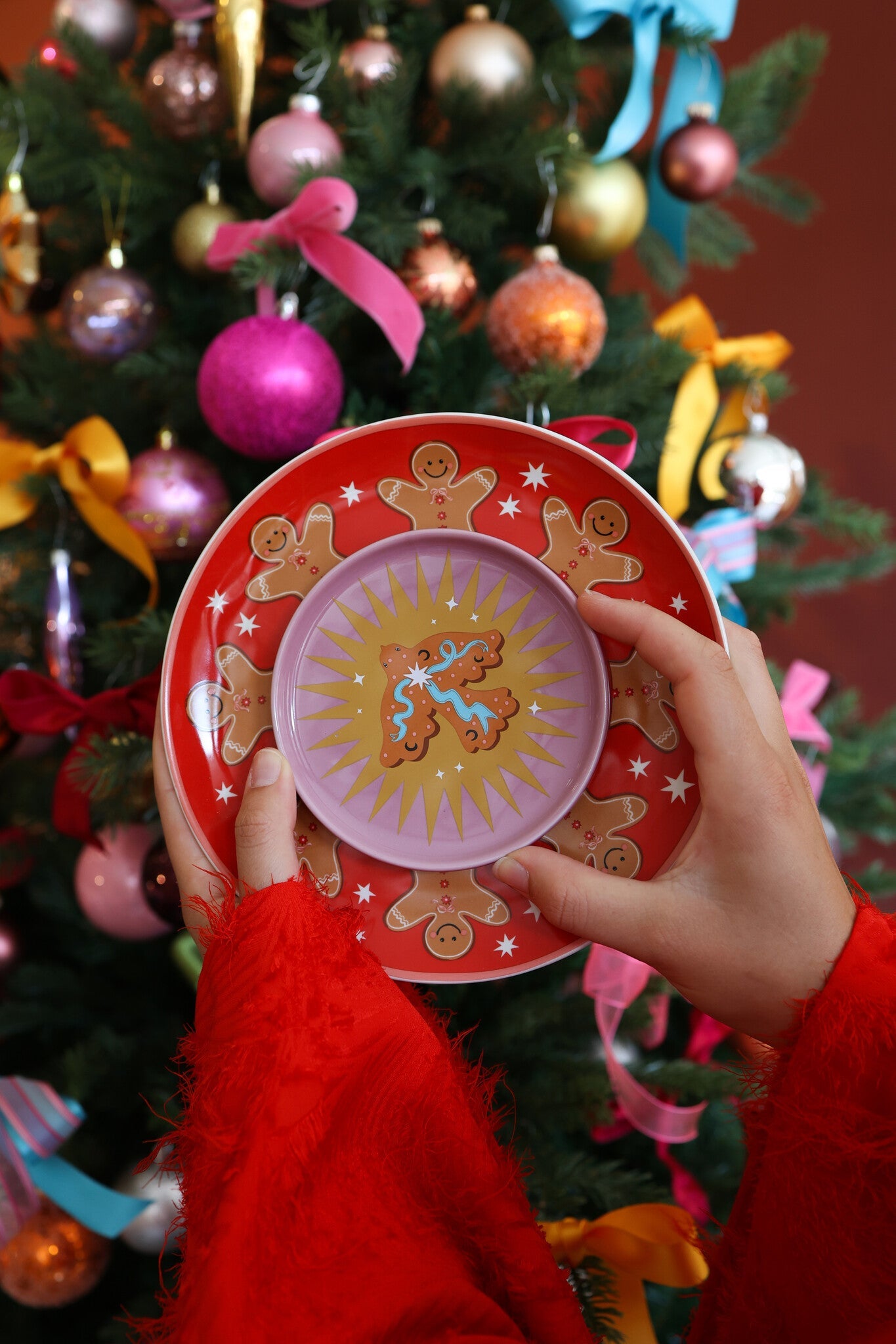 Tableware ATLITW - Small Plate Bird and Stars - Musgo Bazar