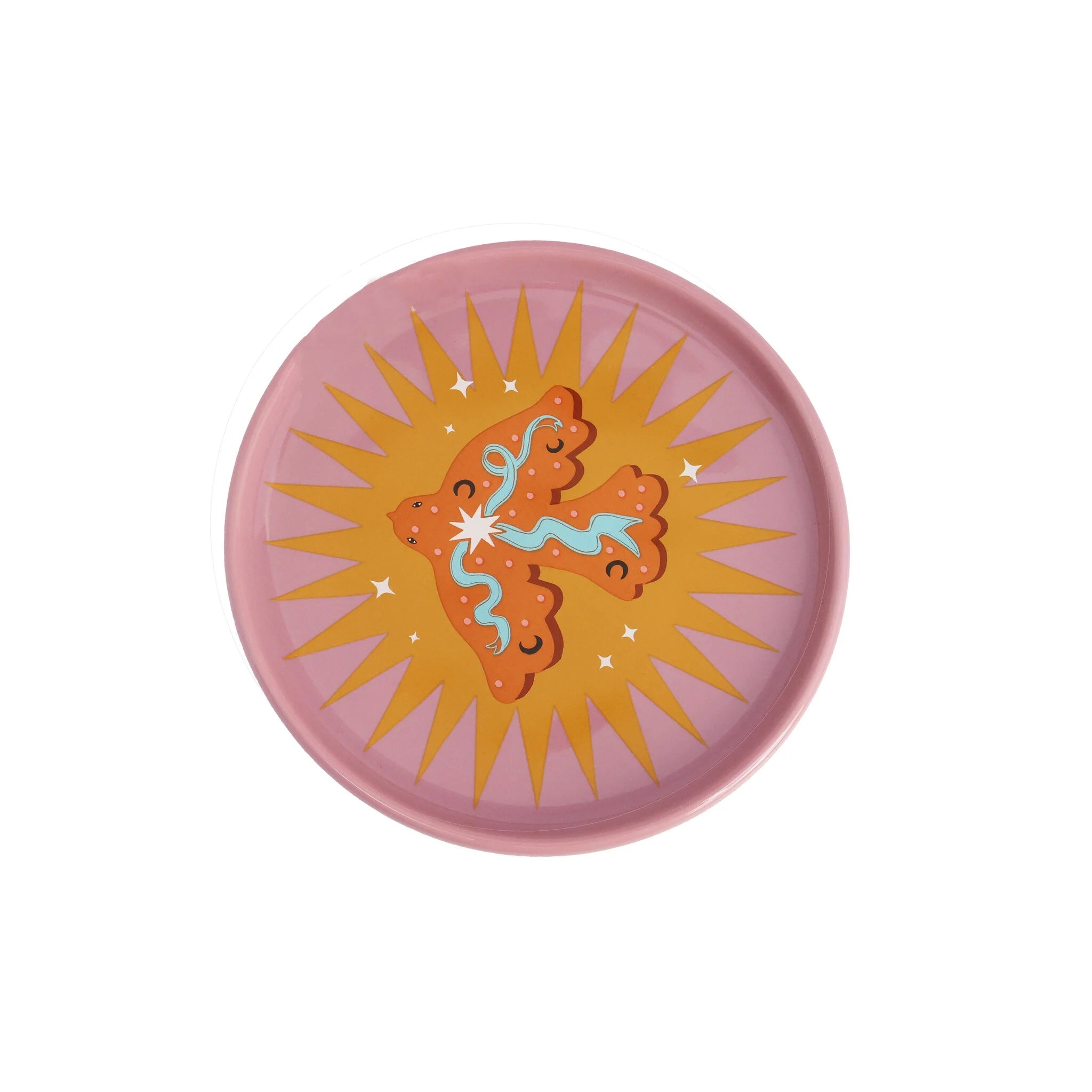 Tableware ATLITW - Small Plate Bird and Stars - Musgo Bazar