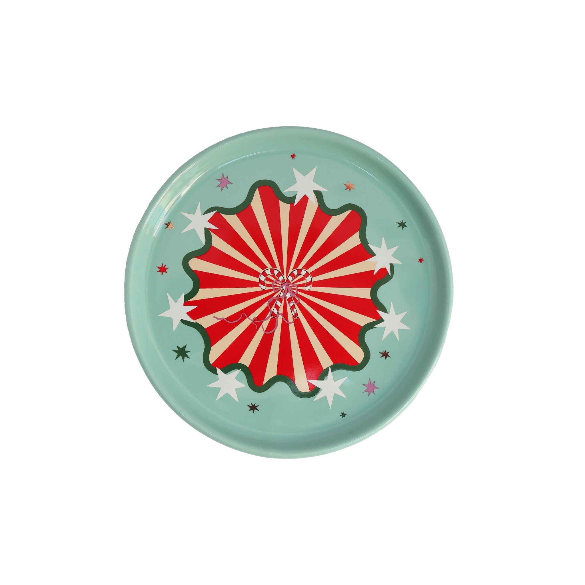 Tableware ATLITW - Small Plate Candy Cane - Musgo Bazar