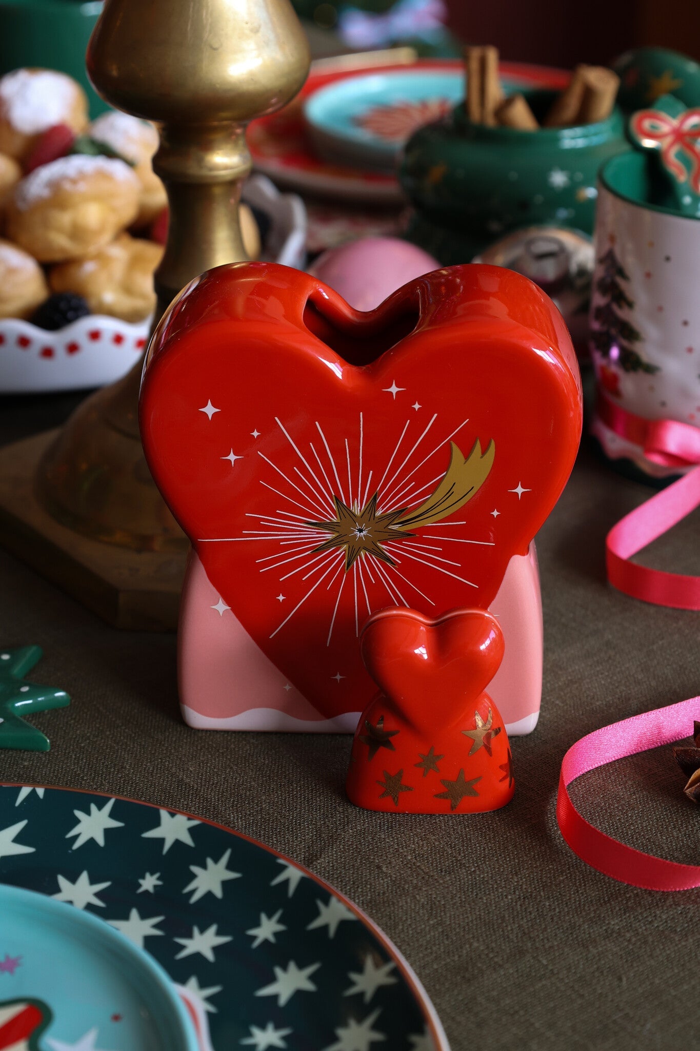 Tableware ATLITW - Small Vase Heart - Musgo Bazar