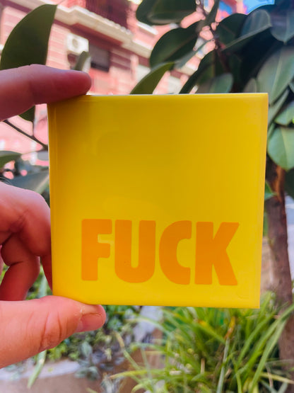 Azulejo Artesanal - Fuck 