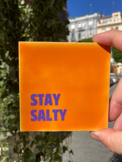 Azulejo Artesanal - Stay Salty