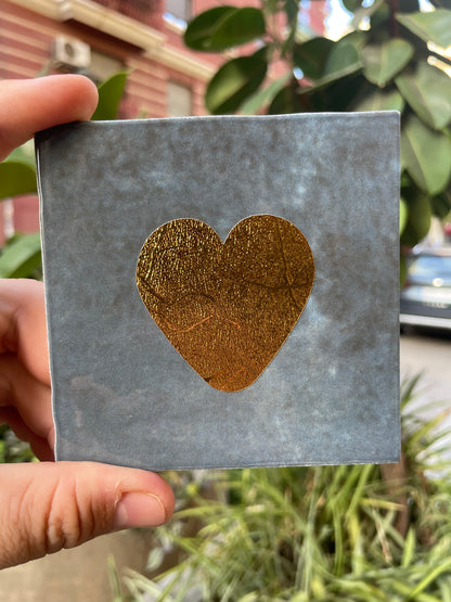 Azulejo Artesanal  - Corazon 