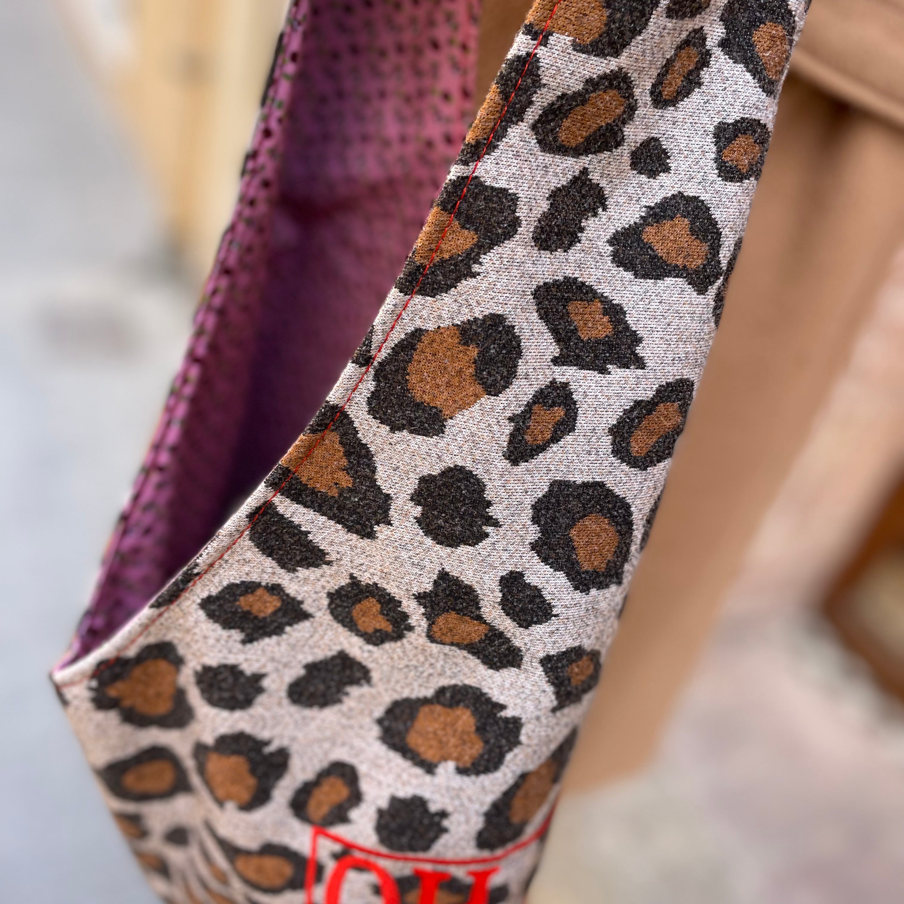 Handmade Bag Hobo 'Tiger Oh Happy Day'