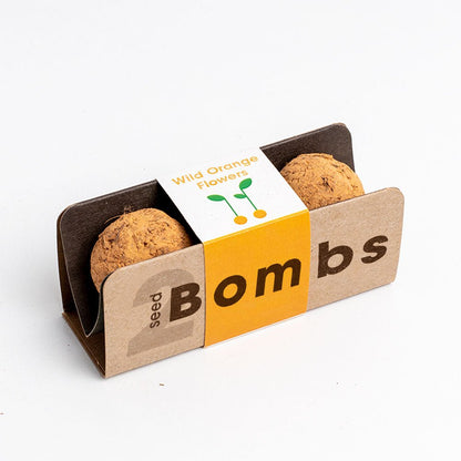 Bombas - Biodiversity Bombs - Flores Silvestres Naranjas (Wild Orange Flowers) - Musgo Bazar