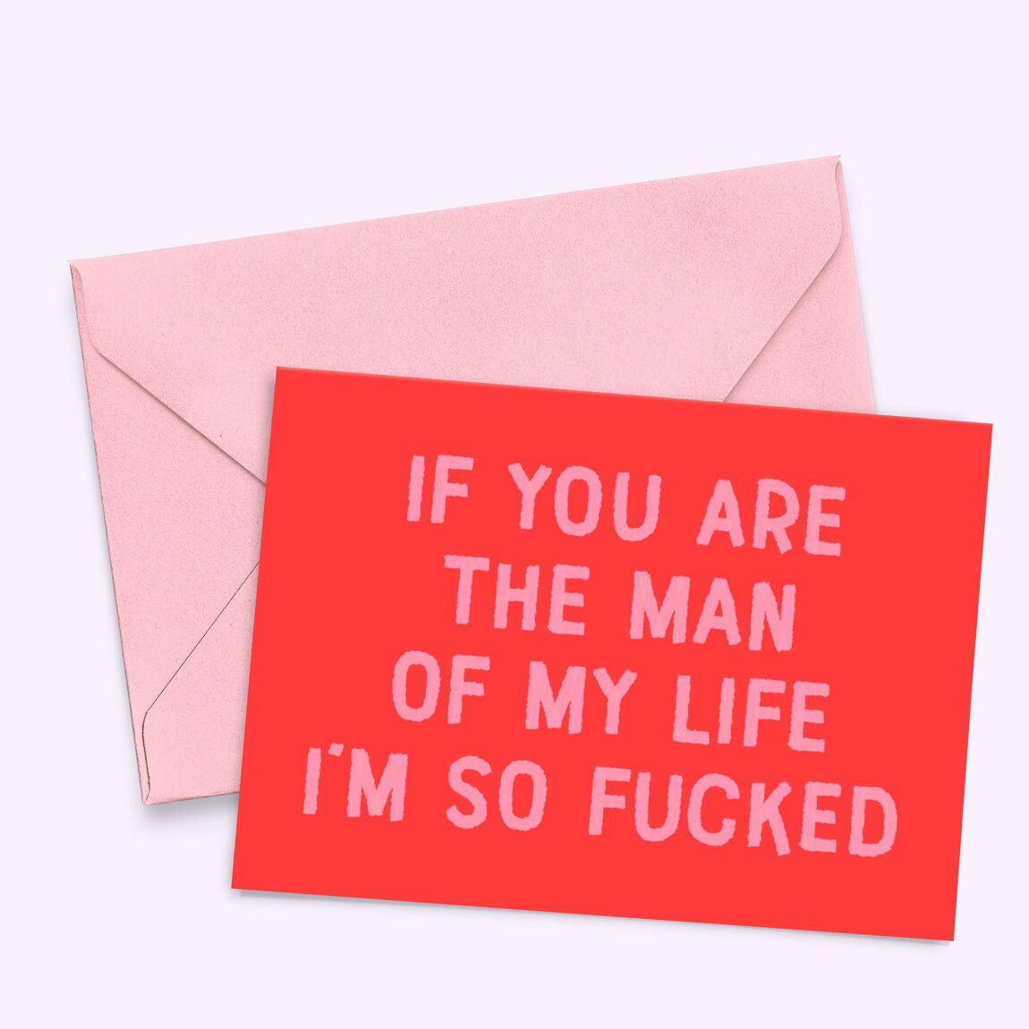 Card "The Man Of My Life" - Musgo Bazar