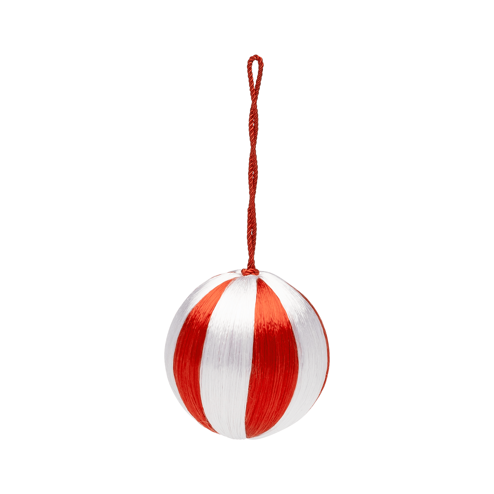 Christmas Ornament Anna+Nina - Ball Red and White Small - Musgo Bazar