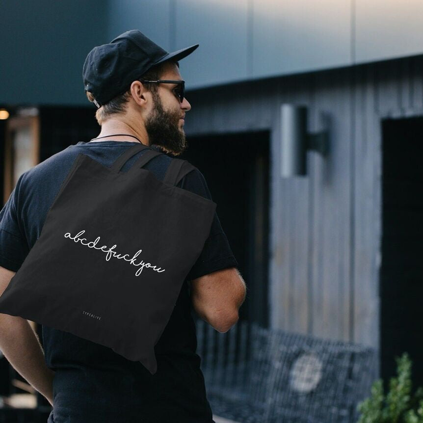 Cotton Bag - Abcdefuckyou - Musgo Bazar
