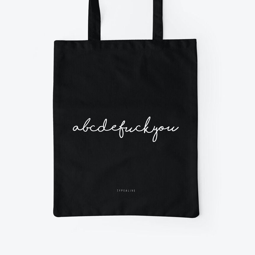 Cotton Bag - Abcdefuckyou - Musgo Bazar