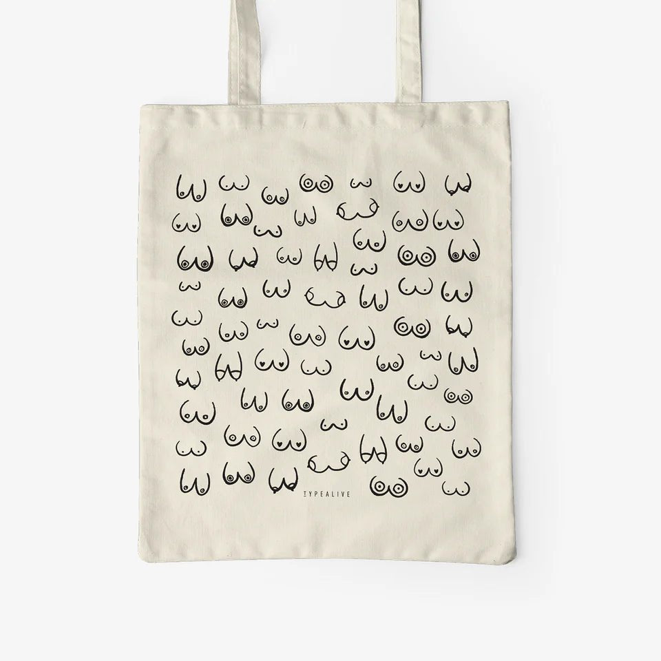 Cotton Bag - Boobies - Musgo Bazar