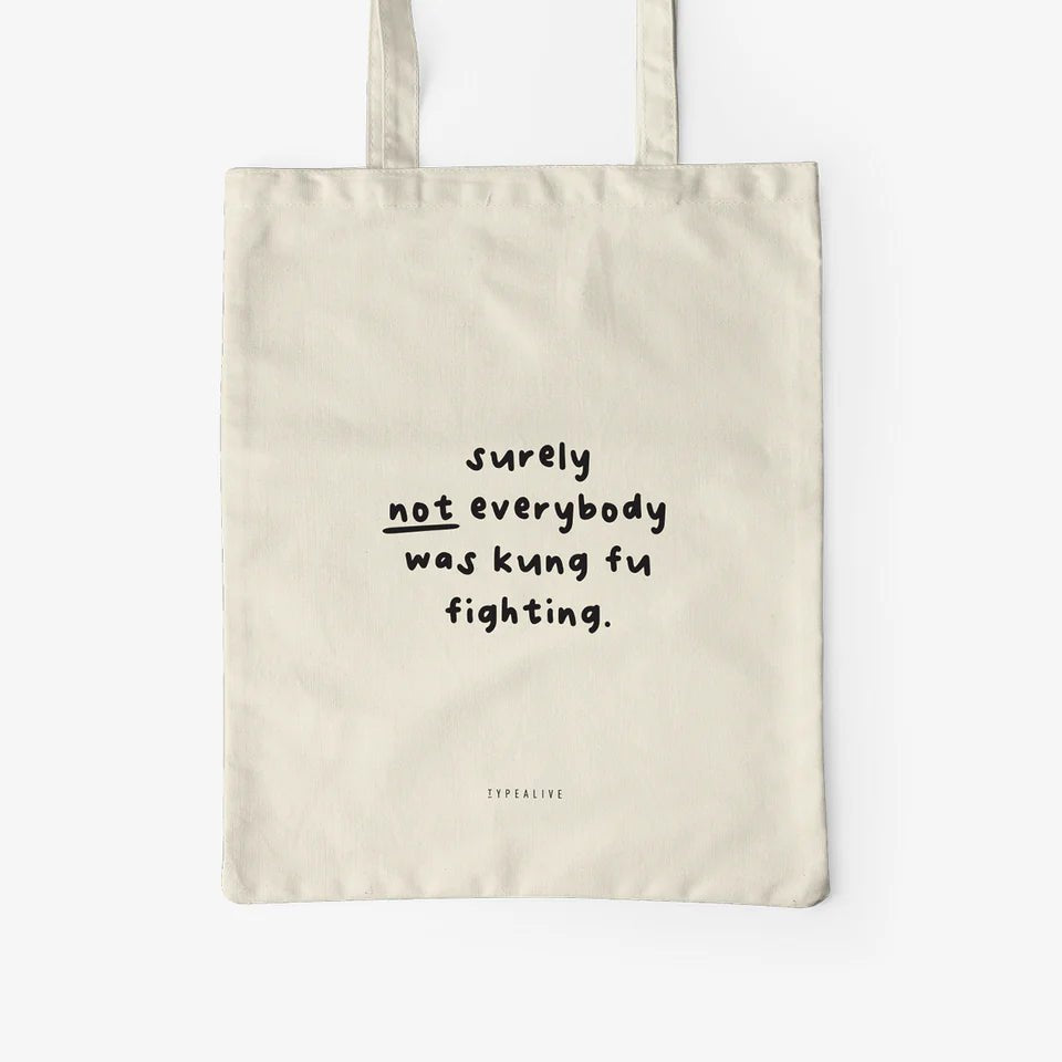 Cotton Bag - Kung Fu Fighting - Musgo Bazar