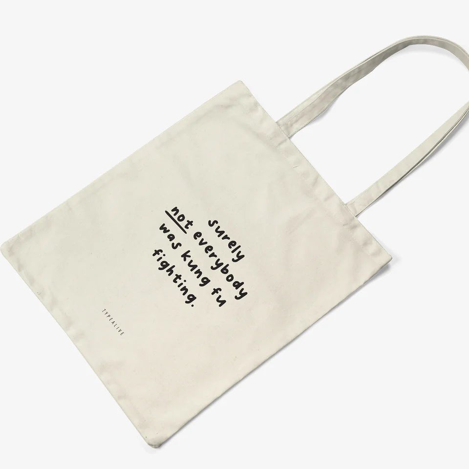 Cotton Bag - Kung Fu Fighting - Musgo Bazar
