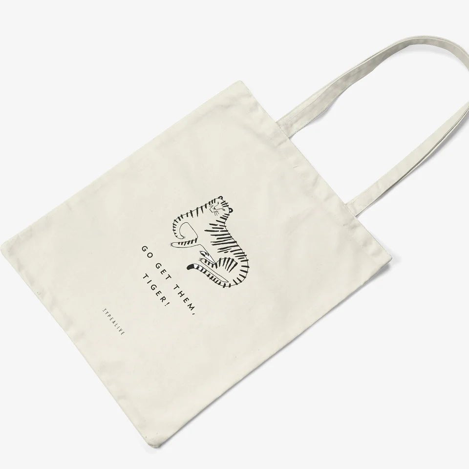 Cotton Bag - Tiger - Musgo Bazar
