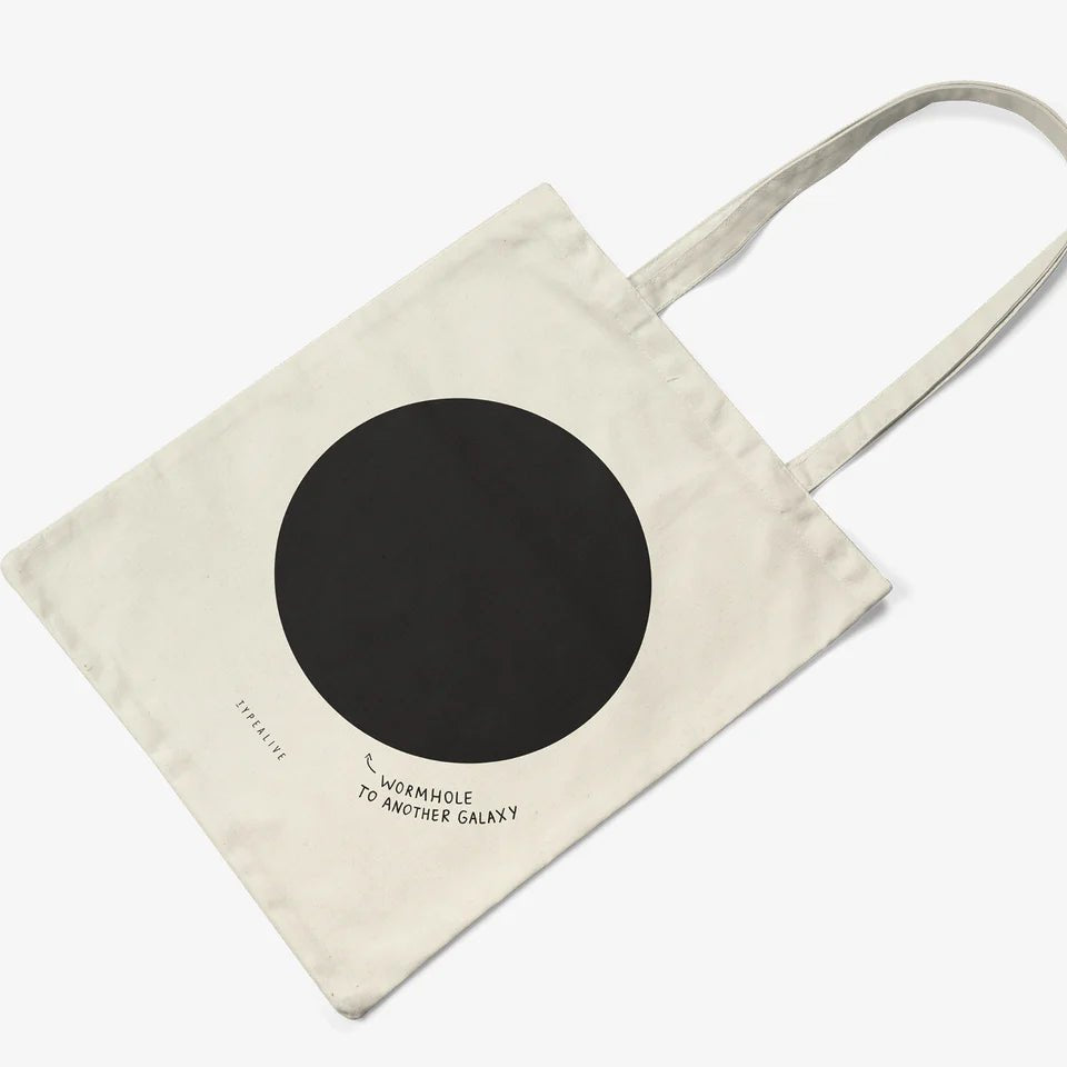 Cotton Bag - Wormhole - Musgo Bazar