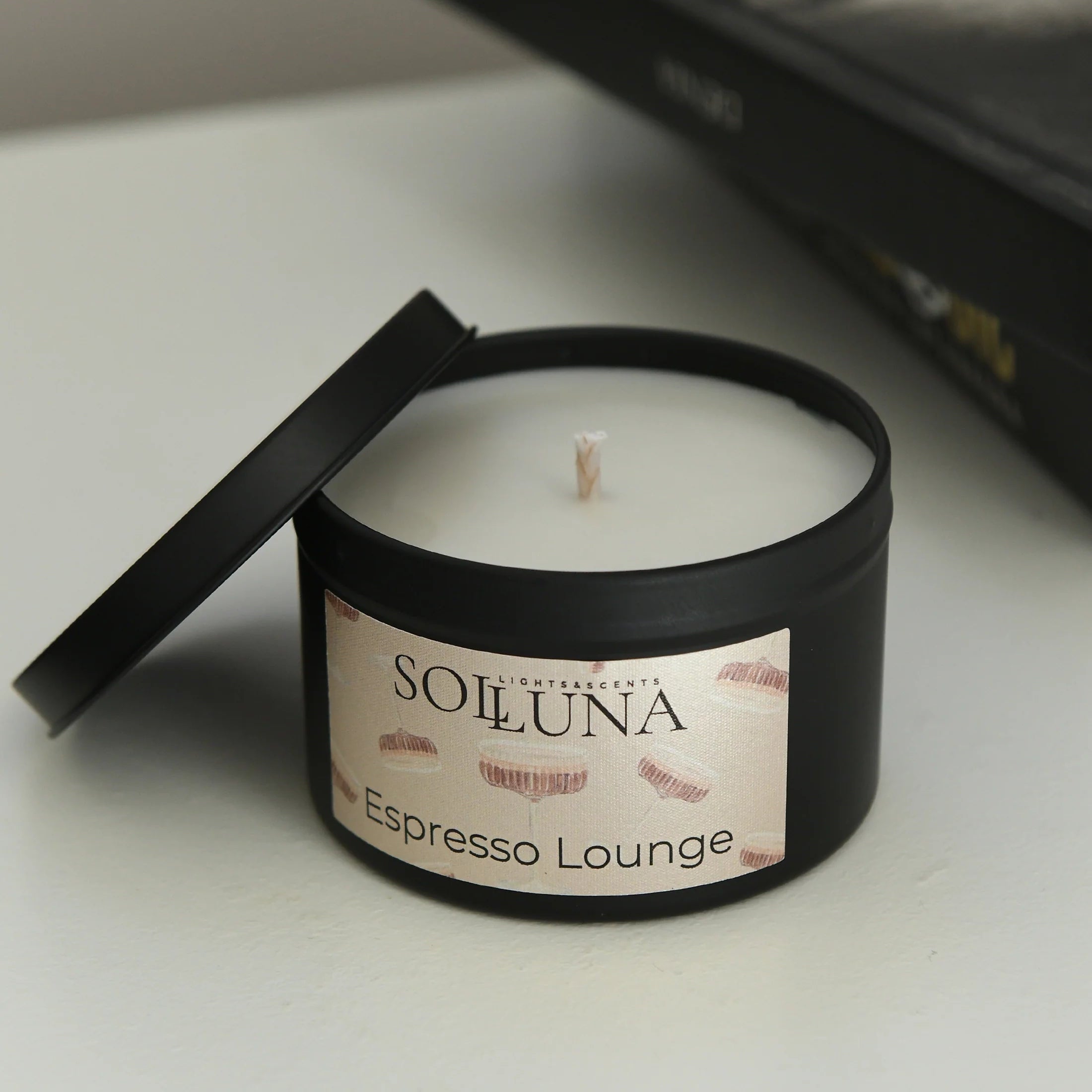Espresso Lounge Candle – Coffee, Cocoa & Vanilla Warmth - Musgo Bazar