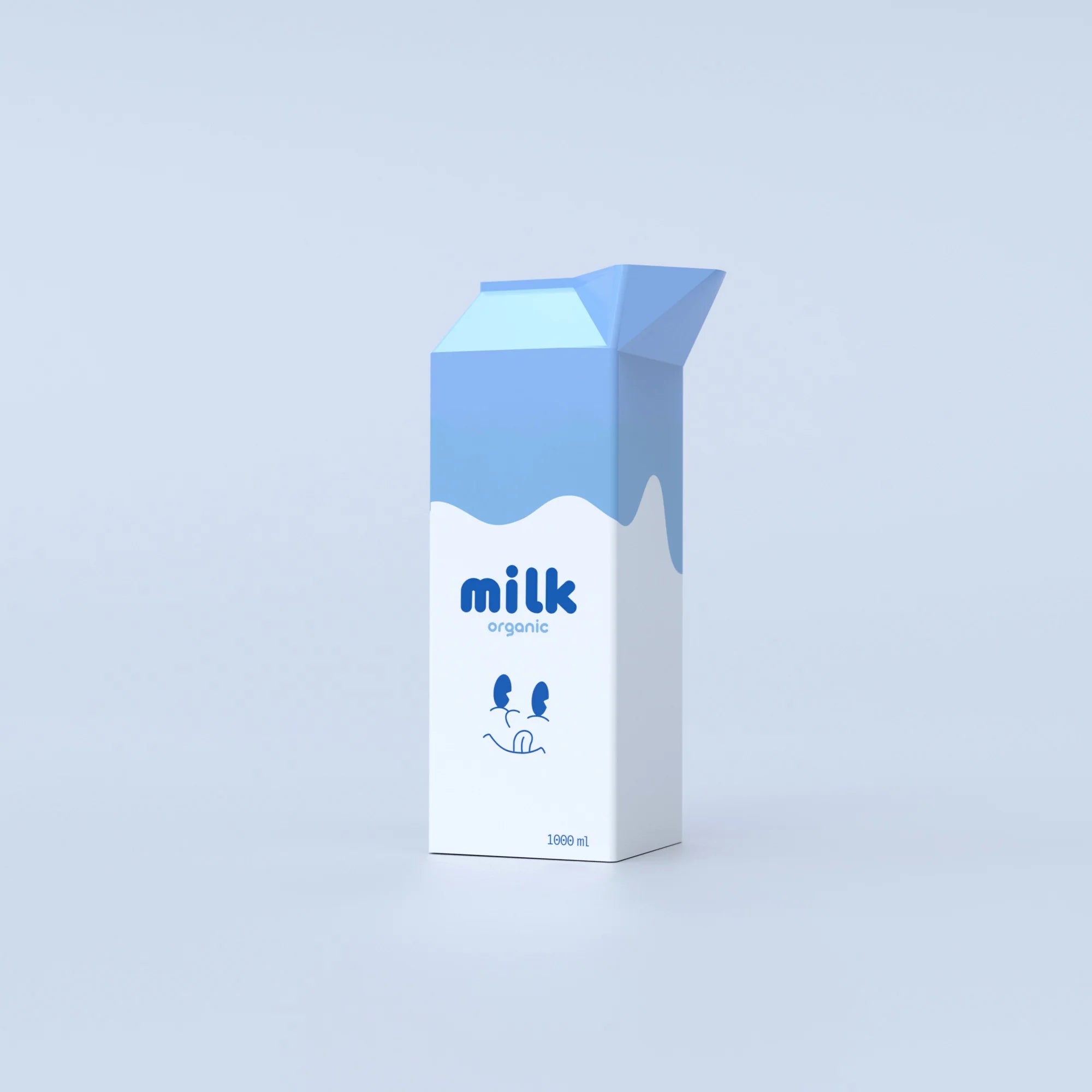 Fluid Market Vase - Milk - Musgo Bazar