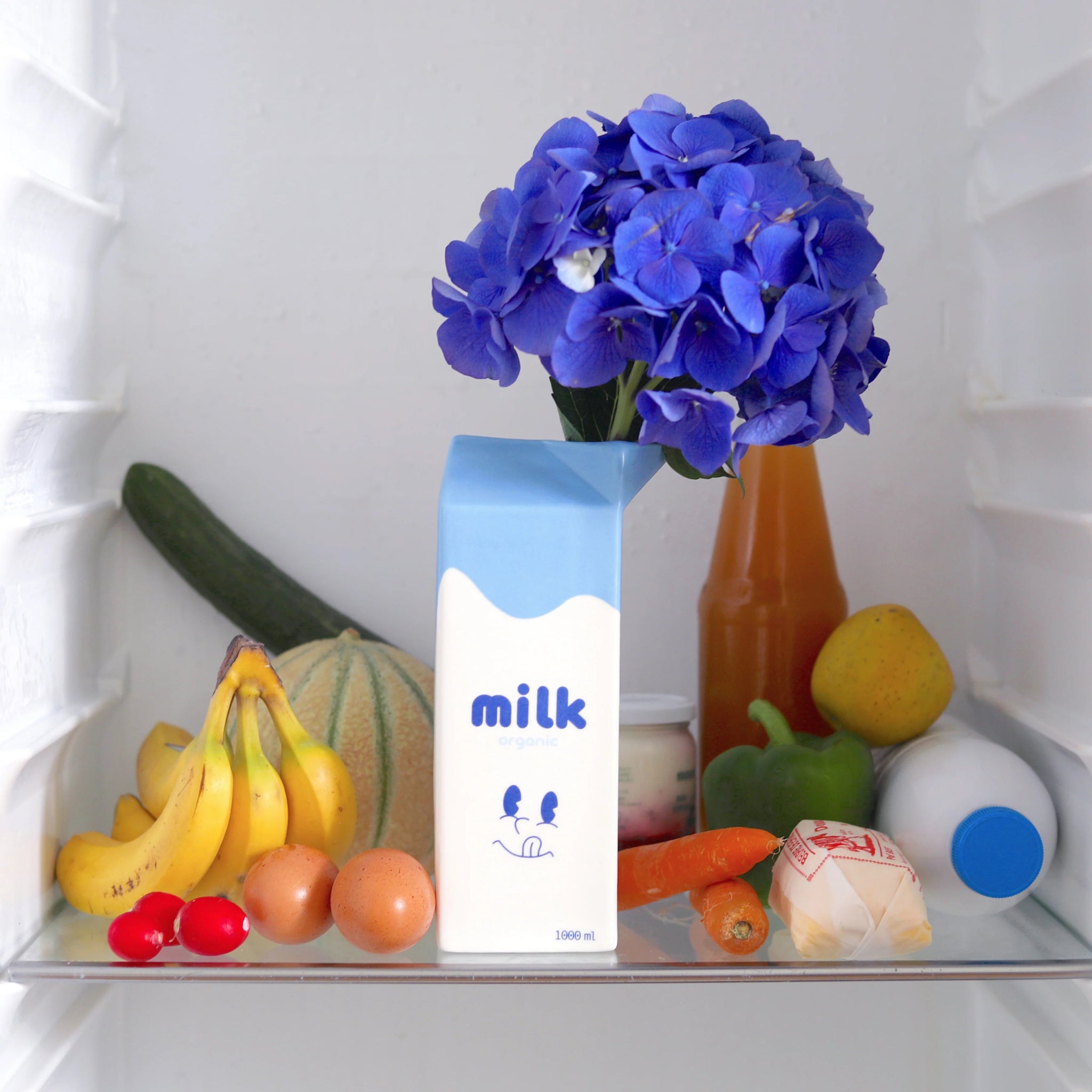 Fluid Market Vase - Milk - Musgo Bazar