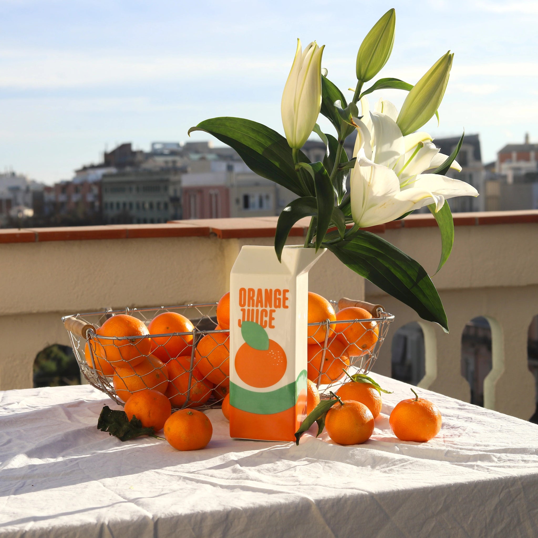 Fluid Market Vase - Orange Juice - Musgo Bazar