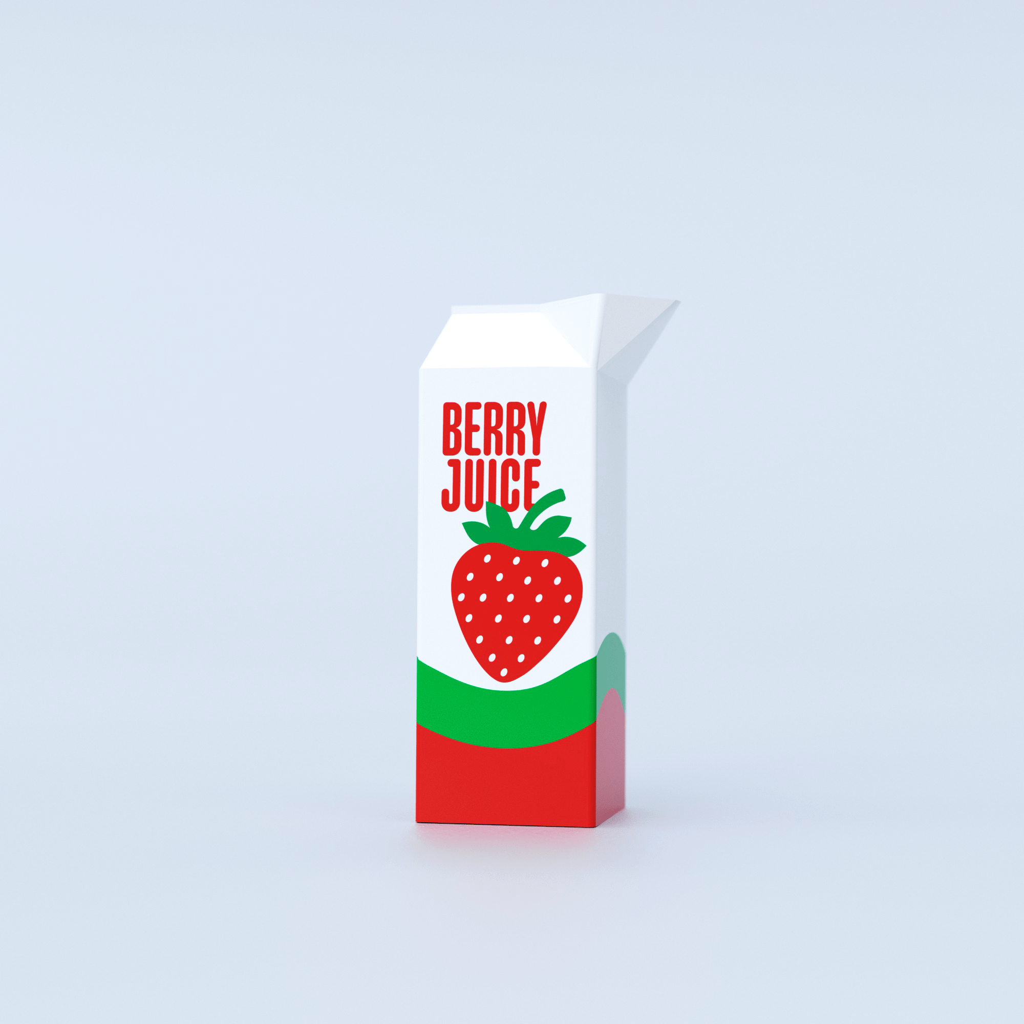 Fluid Market Vase - Strawberry - Musgo Bazar