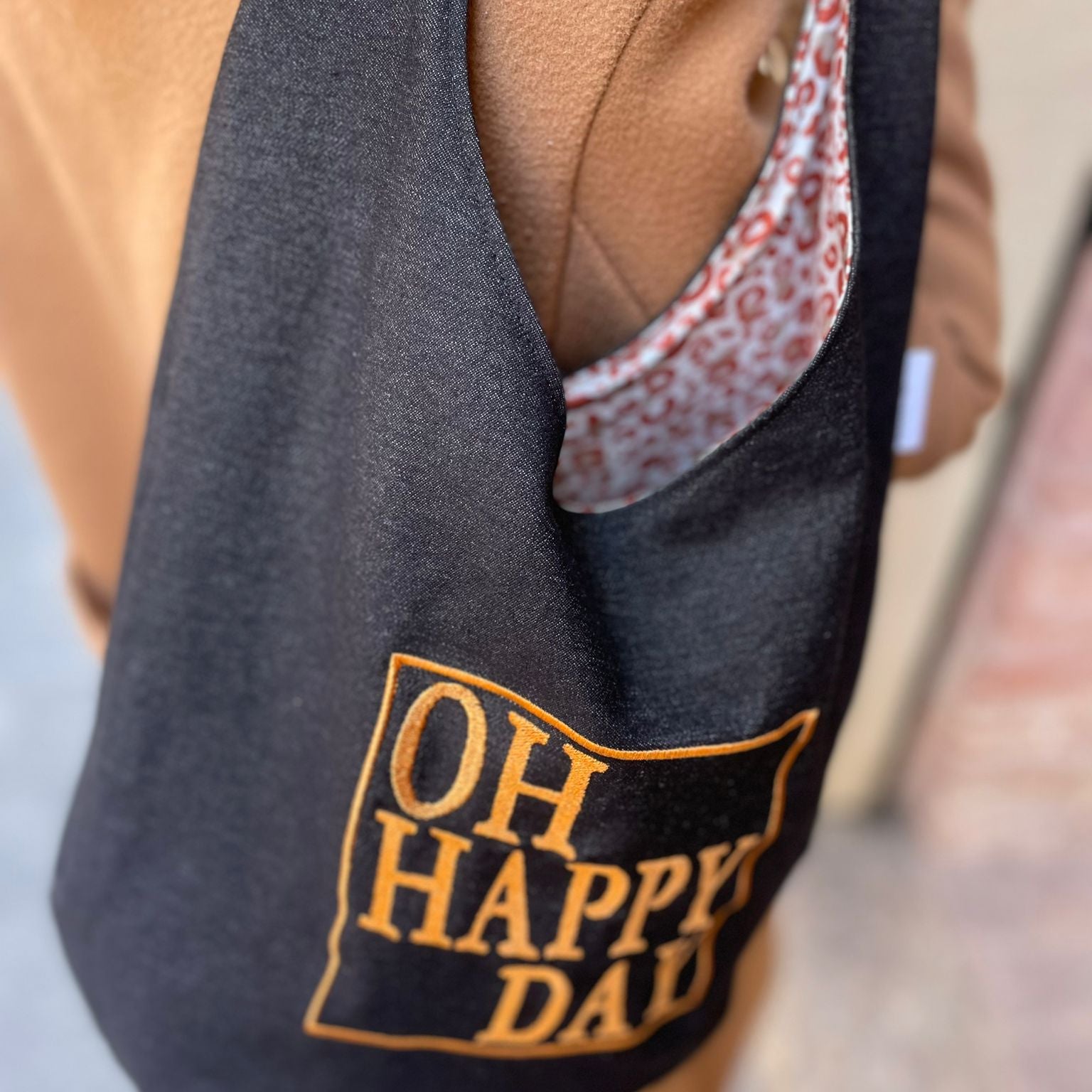 Handmade Bag Hobo 'Oh Happy Day' - Musgo Bazar
