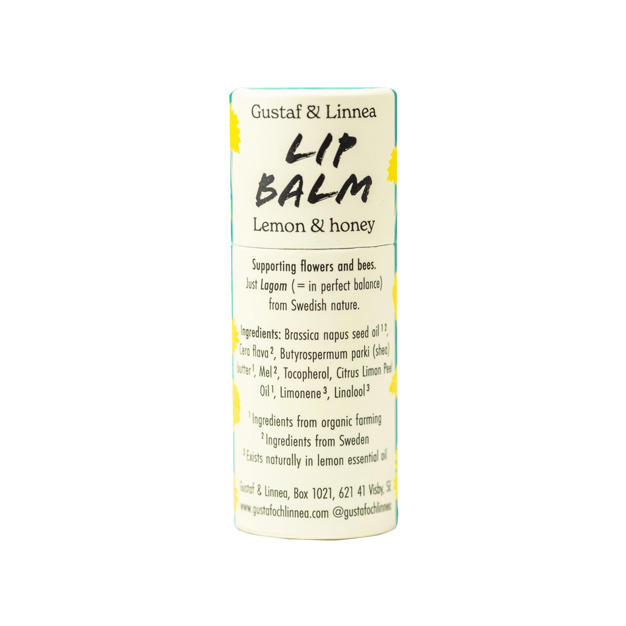 Lip Balm - Gustaf och alinea - Lemon & Honey - Musgo Bazar