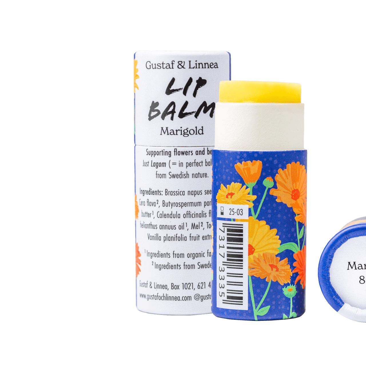Lip Balm - Gustaf och alinea - Marigold - Musgo Bazar