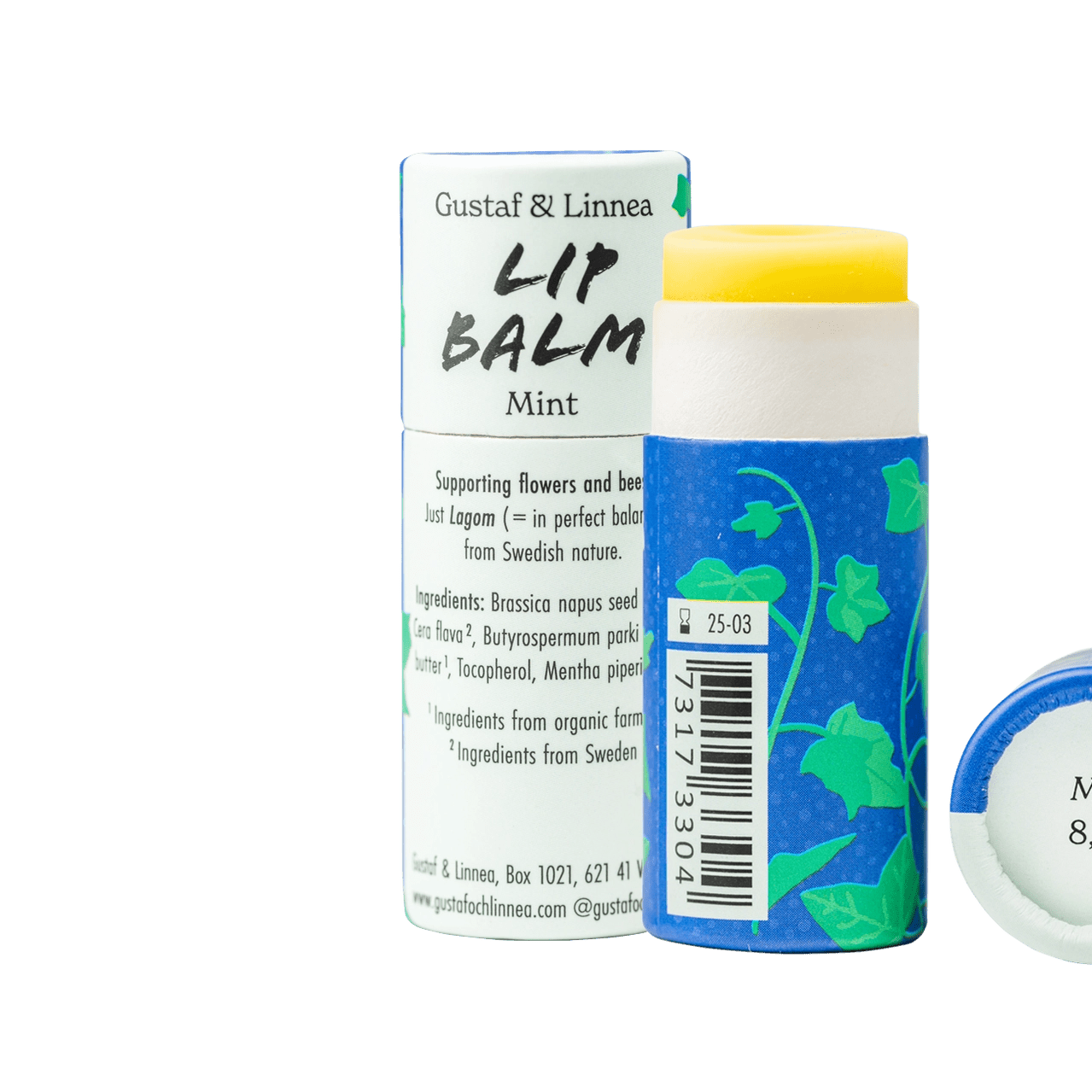 Lip Balm - Gustaf och alinea - Mint - Musgo Bazar