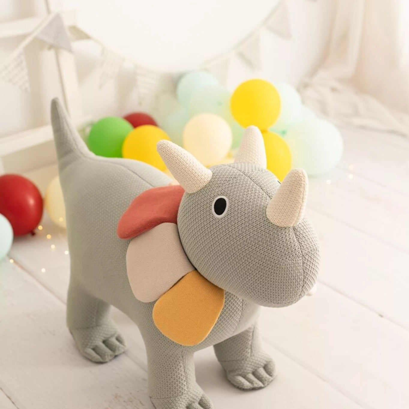 Maxi Triceratops 100% COTTON - Musgo Bazar
