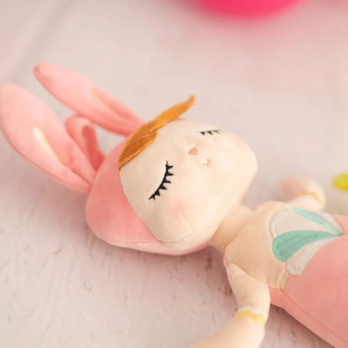 Mermaid Cloth Doll - Pink - Musgo Bazar