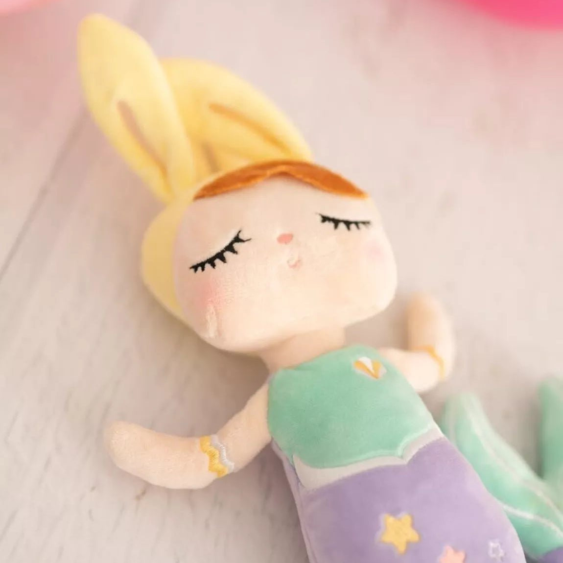 Mermaid Cloth Doll - Purple - Musgo Bazar