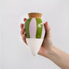 Moisturizing Olla - Stripe Green - Lila - Musgo Bazar