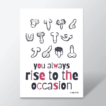 Postcard – You always rise to the occasion - Musgo Bazar