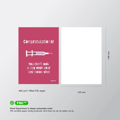 Postcard – You don’t look a day over your last botox shot - Musgo Bazar