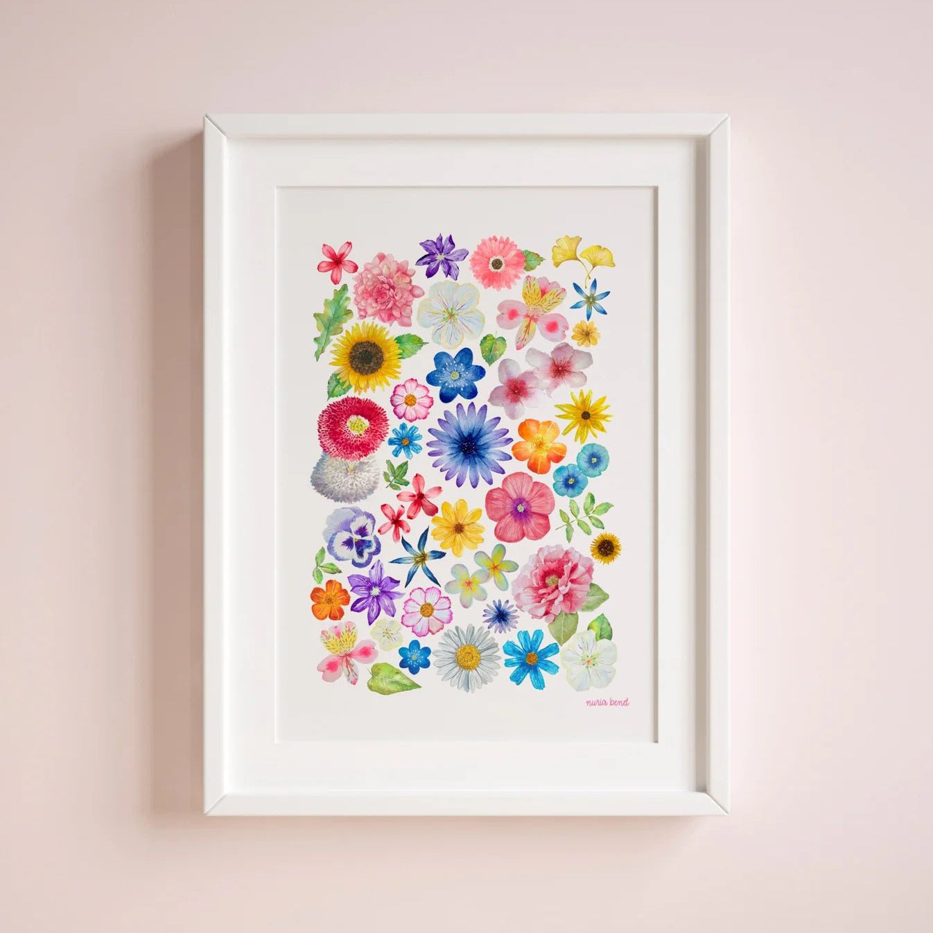 Print Nuria - Composicion Floral - Musgo Bazar
