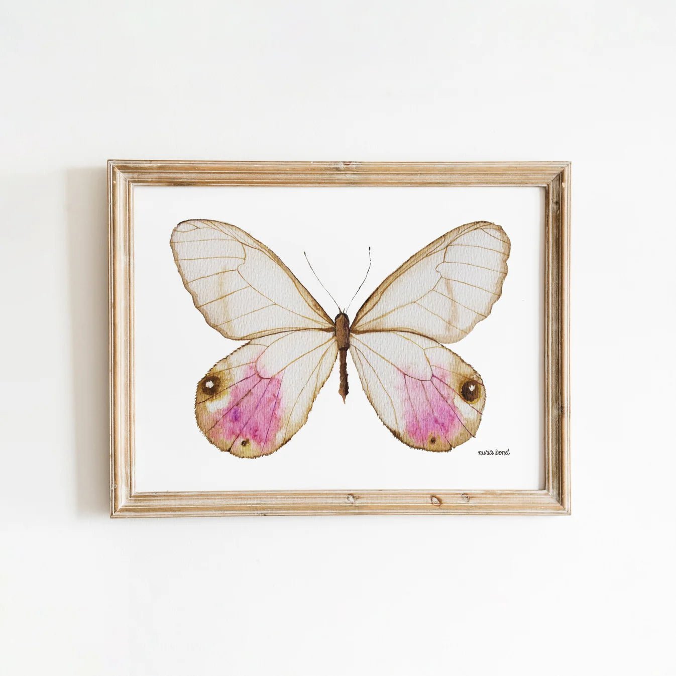 Print Nuria - Mariposa Blanca - Musgo Bazar