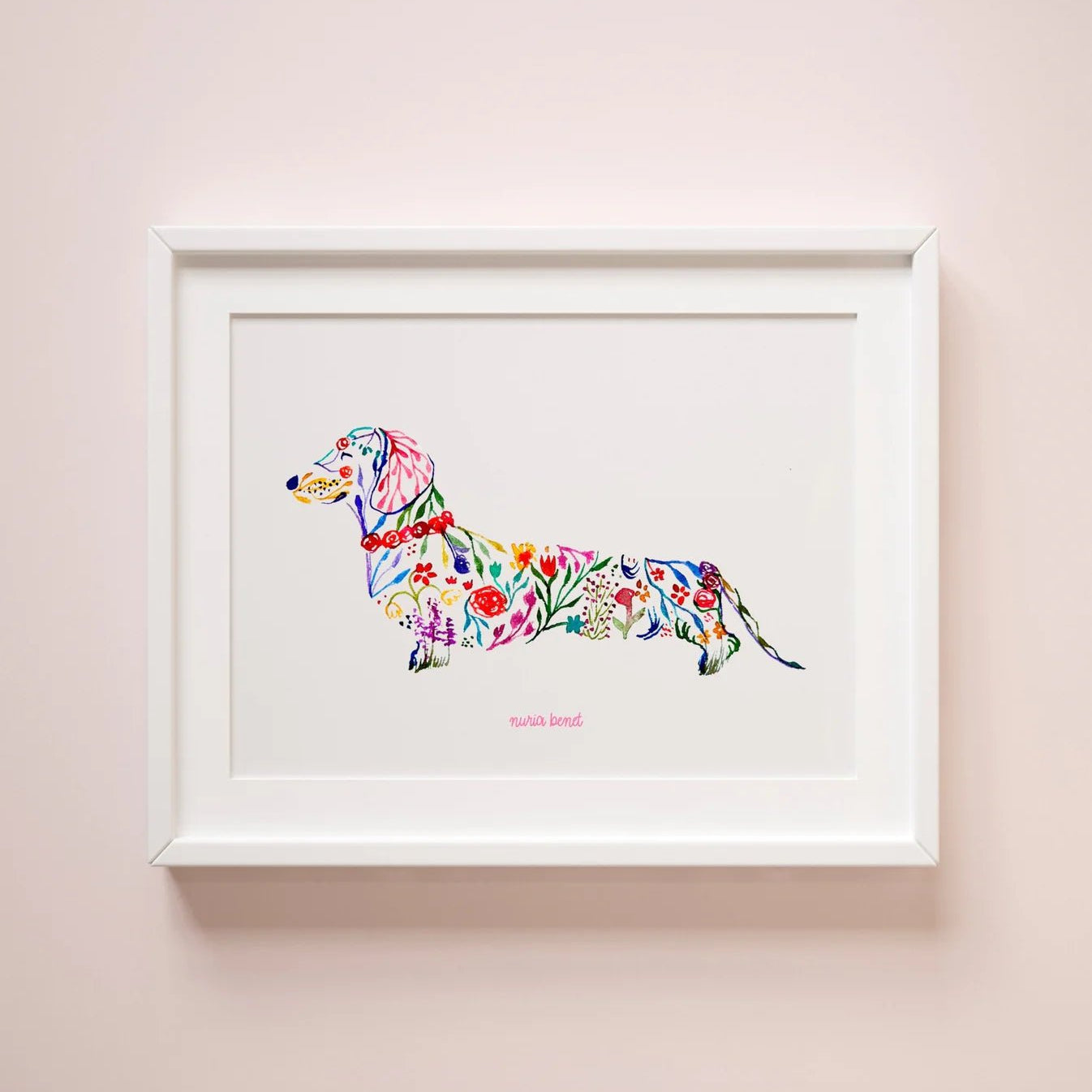 Print Nuria - Perro - Musgo Bazar