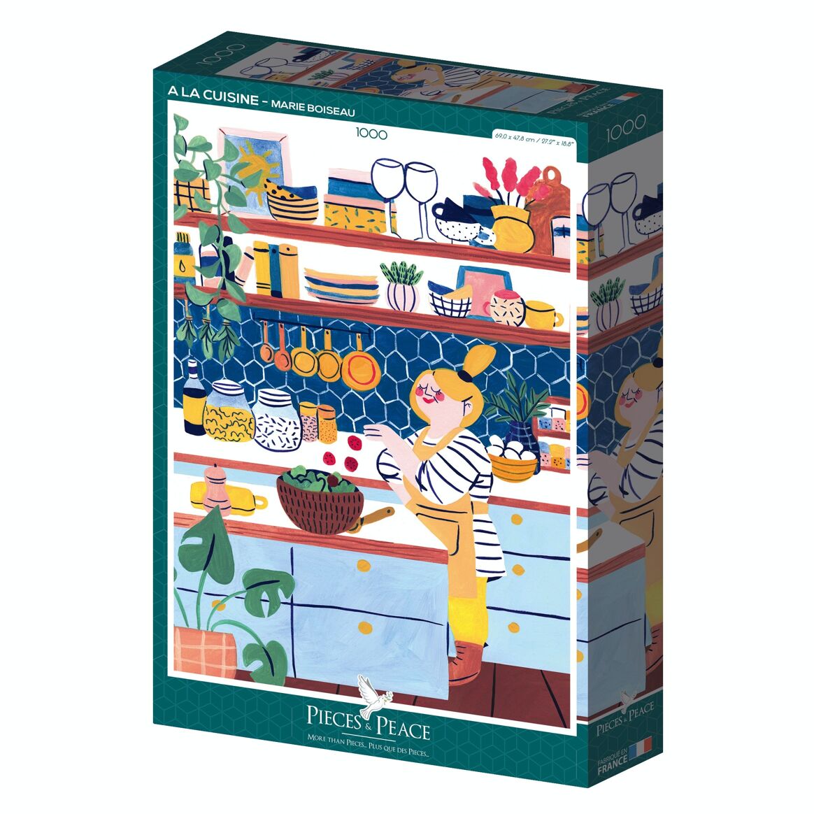 Puzzle - Al la cuisine - Marie Boiseau - 1000 pieces - Musgo Bazar