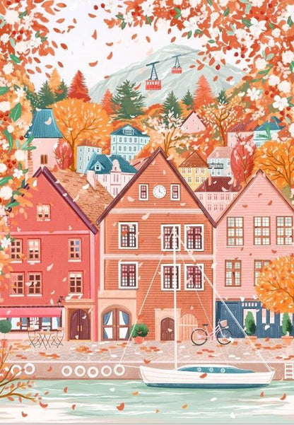 Puzzle - Bergen - Simply Katy - 1000 pieces - Musgo Bazar