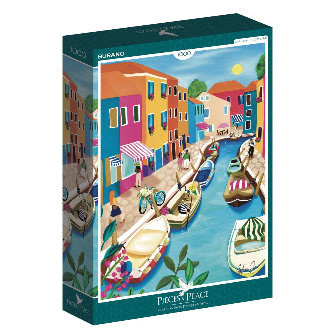 Puzzle - Burano - Nolwenn Studio - 1000 pieces - Musgo Bazar