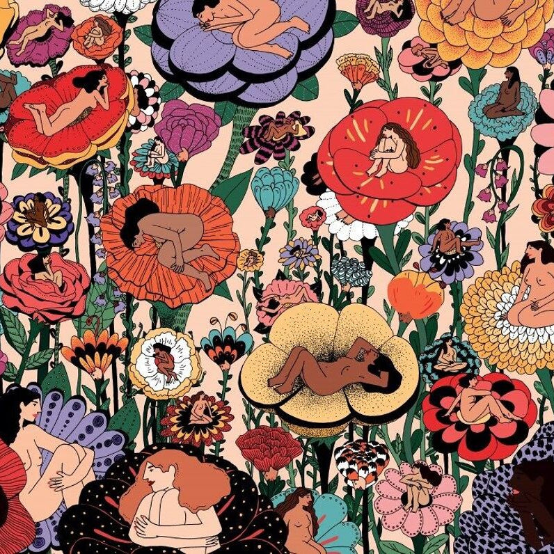 Puzzle - Flower Women - 1000 pieces - Musgo Bazar