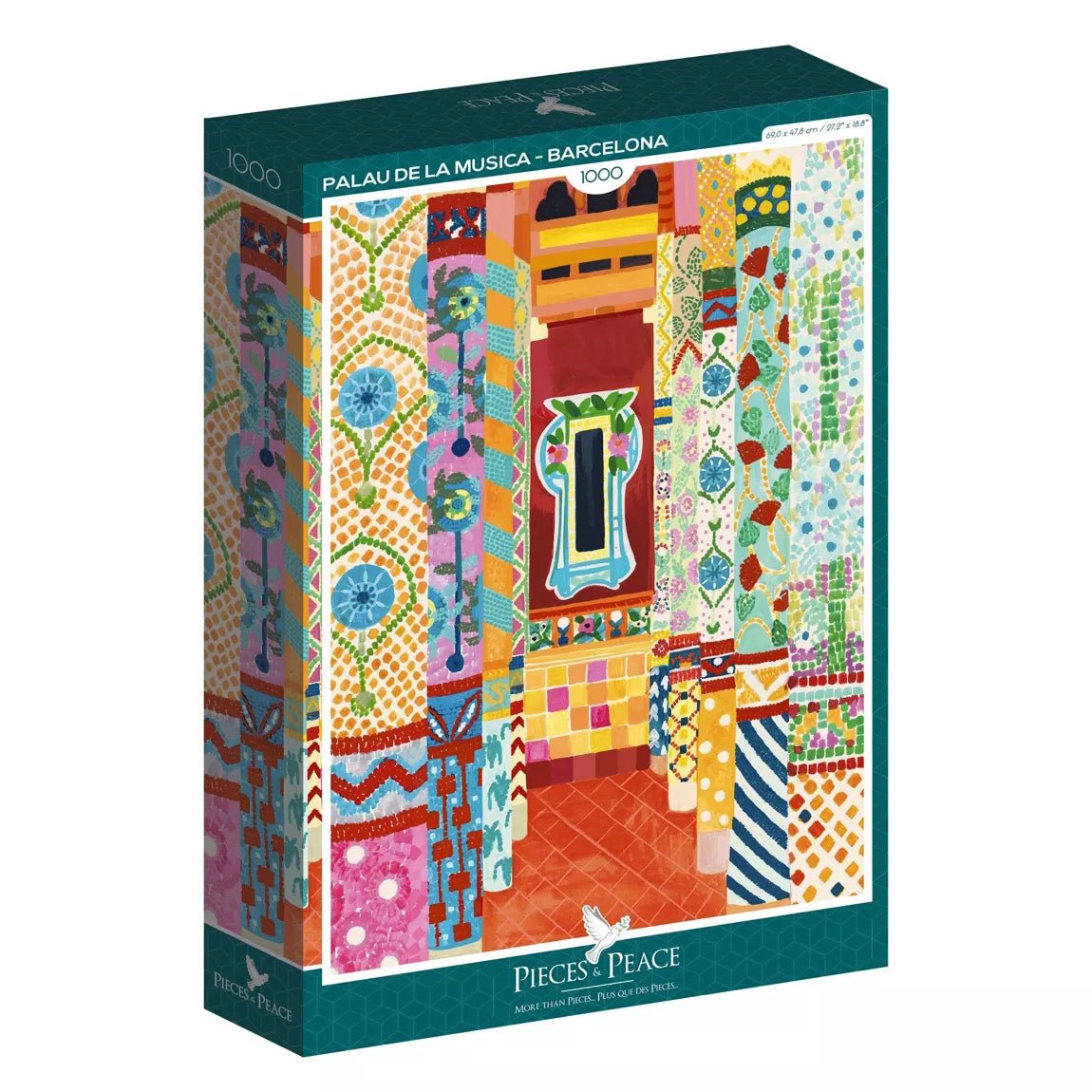 Puzzle - Palau de la Musica - Hebe Studio - 1000 Pieces - Musgo Bazar