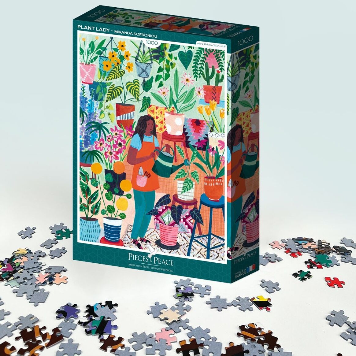 Puzzle - Plant Lady - Miranda Sofroniou - 1000 pieces - Musgo Bazar